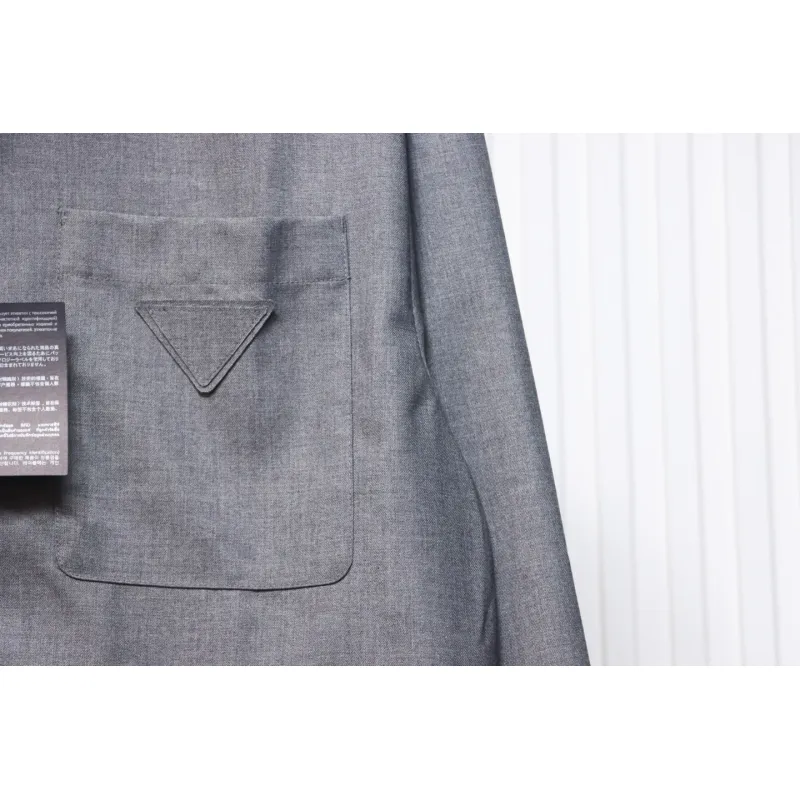 Prada 24FW Wool And Mohair Shirt Jacket