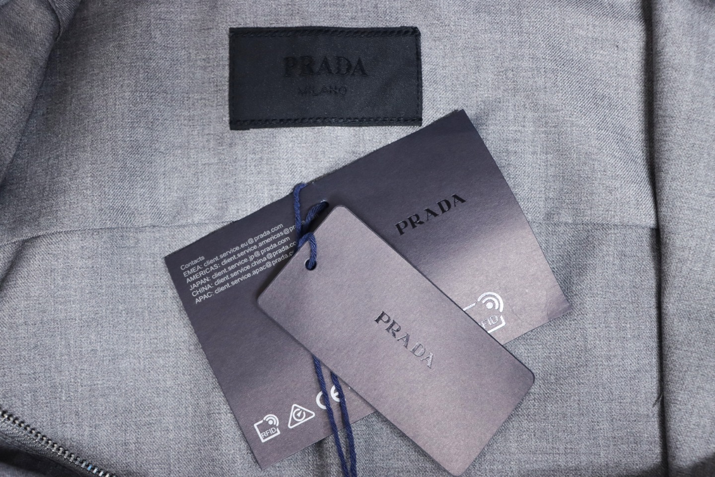 Prada 24FW Wool And Mohair Shirt Jacket