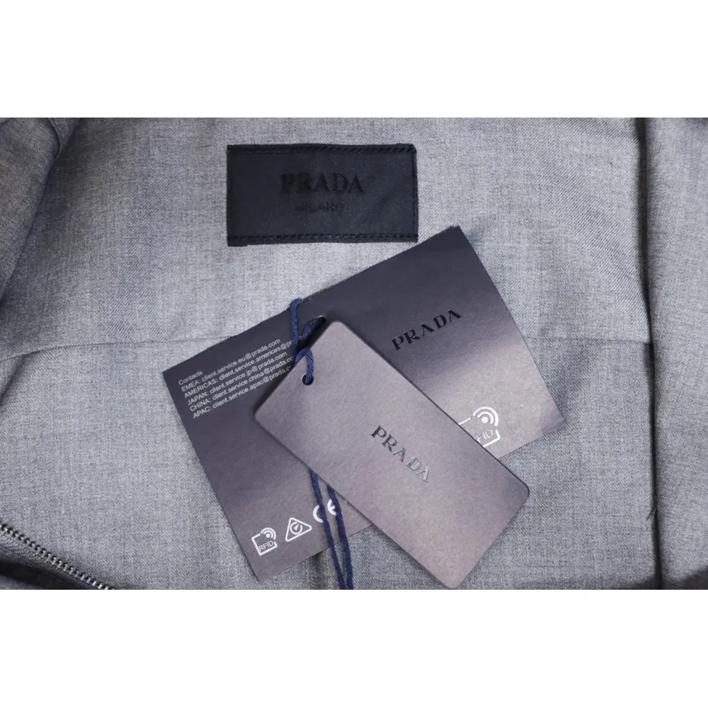 Prada 24FW Wool And Mohair Shirt Jacket