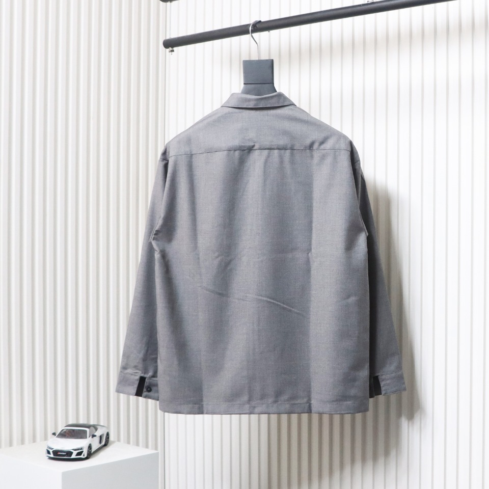 Prada 24FW Wool And Mohair Shirt Jacket