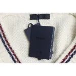 Prada 24FW Wool Striped Knit Cardigan