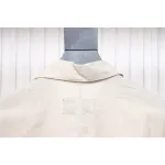 Prada 24SS Chambray Pocket Long Sleeve Shirt Jacket Beige
