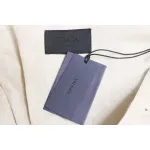 Prada 24SS Chambray Pocket Long Sleeve Shirt Jacket Beige