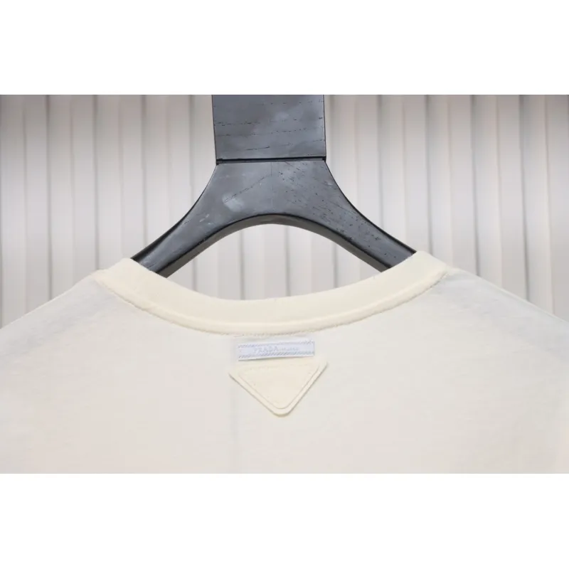 Prada 24ss Classic Logo Print Long Sleeve T-shirt
