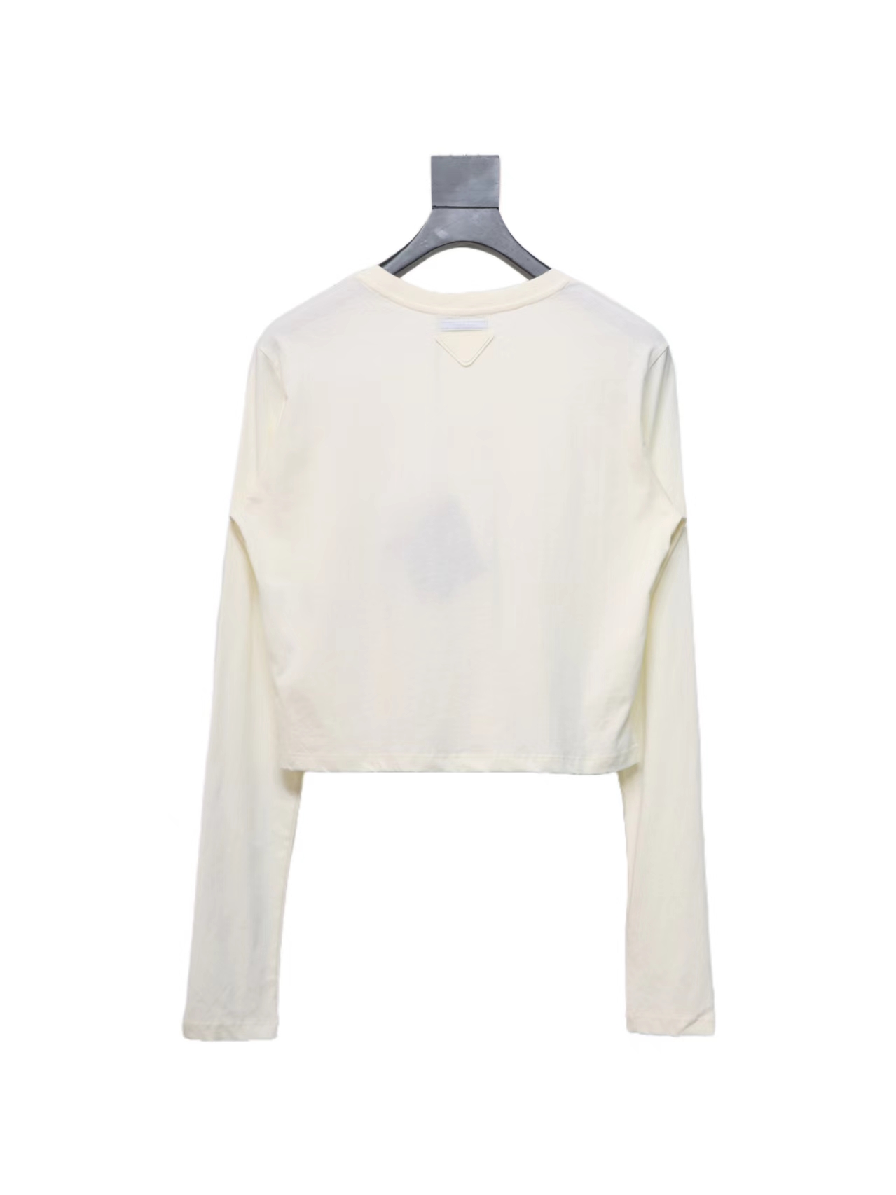 Prada 24ss Classic Logo Print Long Sleeve T-shirt