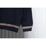 Prada 24ss Contrast Color Knitted Crew Neck Sweater