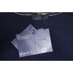 Prada 24ss Contrast Color Knitted Crew Neck Sweater