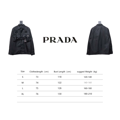 Prada 24SS Multi-Pocket Nylon Work Jacket Black 02