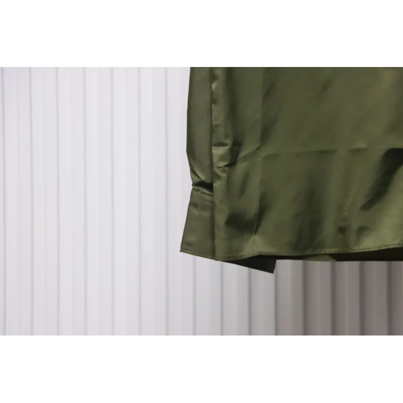 Prada 24SS Multi-Pocket Nylon Work Jacket Green
