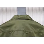 Prada 24SS Multi-Pocket Nylon Work Jacket Green