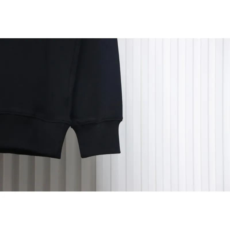 Prada Backpack Crew Neck Hoodie Black