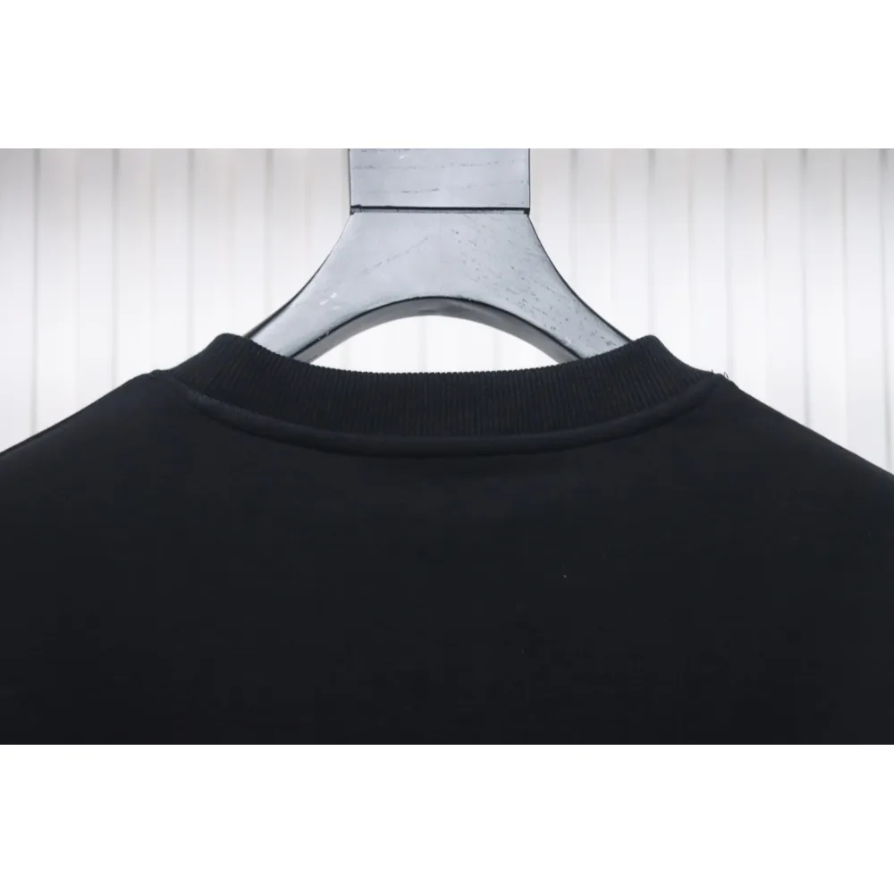 Prada Backpack Crew Neck Hoodie Black