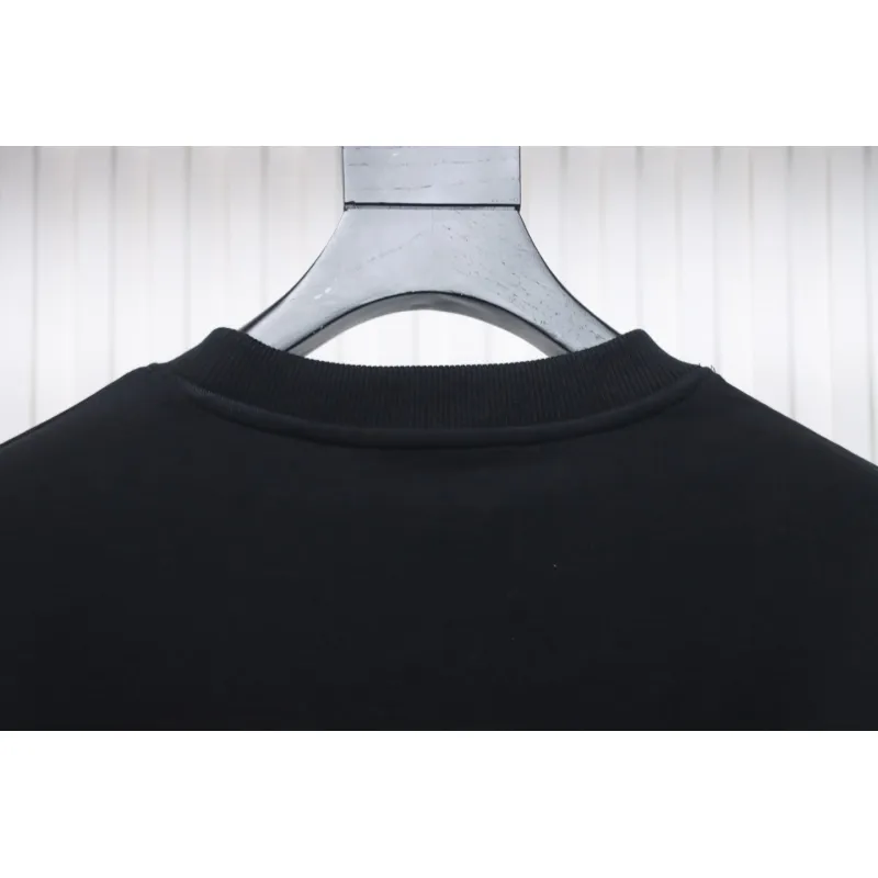 Prada Backpack Crew Neck Hoodie Black