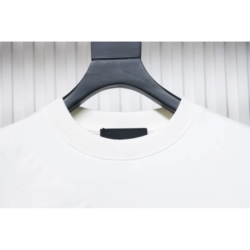 Prada Backpack Crew Neck Hoodie White
