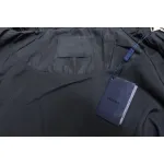 Prada Badge Zip-Up Jacket Black