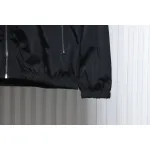Prada Badge Zip-Up Jacket Black