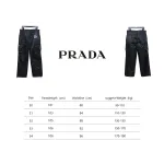 Prada Cargo Pocket Recycled Nylon Trousers Black