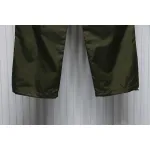 Prada Cargo Pocket Recycled Nylon Trousers Green