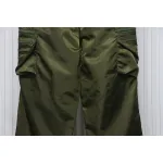 Prada Cargo Pocket Recycled Nylon Trousers Green