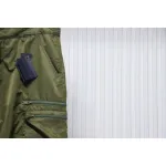 Prada Cargo Pocket Recycled Nylon Trousers Green