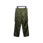 Prada Cargo Pocket Recycled Nylon Trousers Green