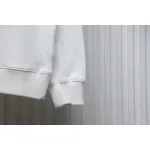 Prada Chest Pocket Crewneck Hoodie White