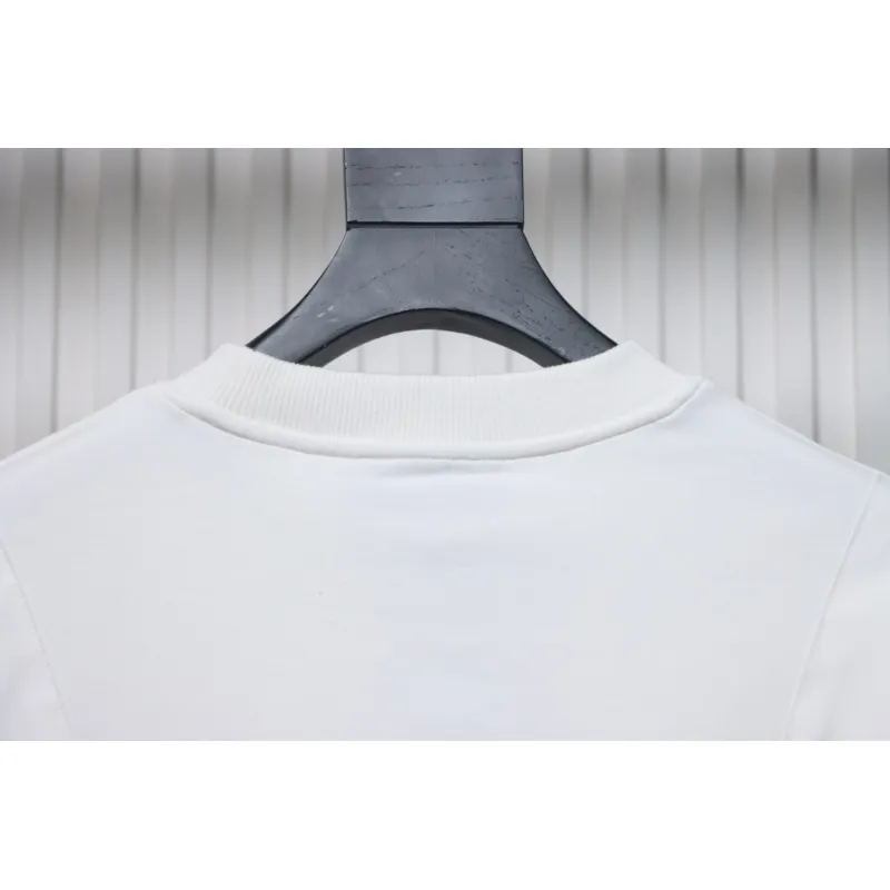 Prada Chest Pocket Crewneck Hoodie White
