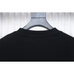 Prada Classic Red Striped Crew Neck Hoodie Black