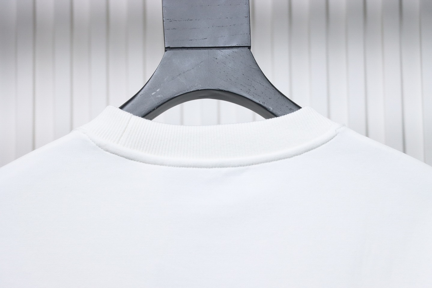 Prada Classic Red Striped Crew Neck Hoodie White