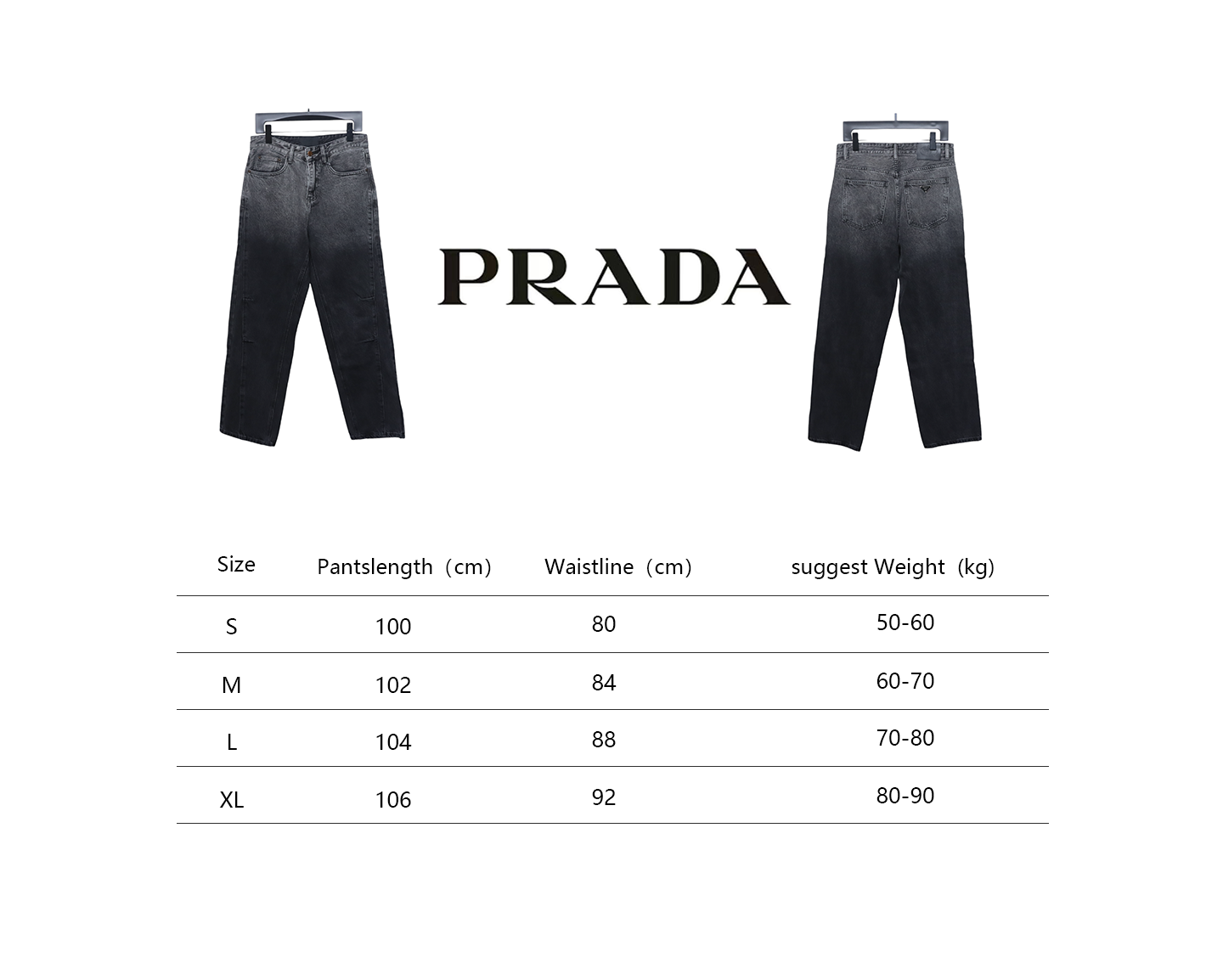 Prada Deconstructed Wide-Leg Jeans With Gusset Back Pocket