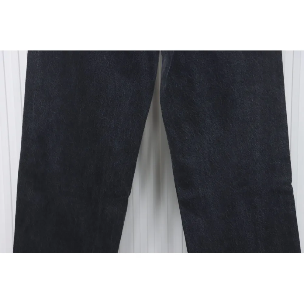 Prada Deconstructed Wide-Leg Jeans With Gusset Back Pocket