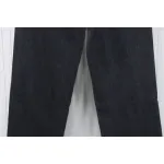 Prada Deconstructed Wide-Leg Jeans With Gusset Back Pocket