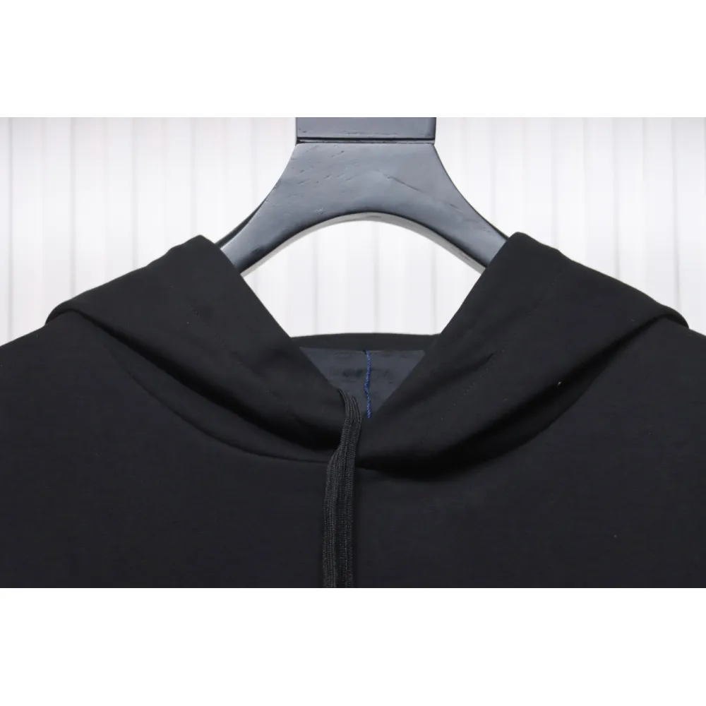 Prada Hoodie With Embroidered Logo On Chest