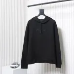 Prada Hoodie With Embroidered Logo On Chest