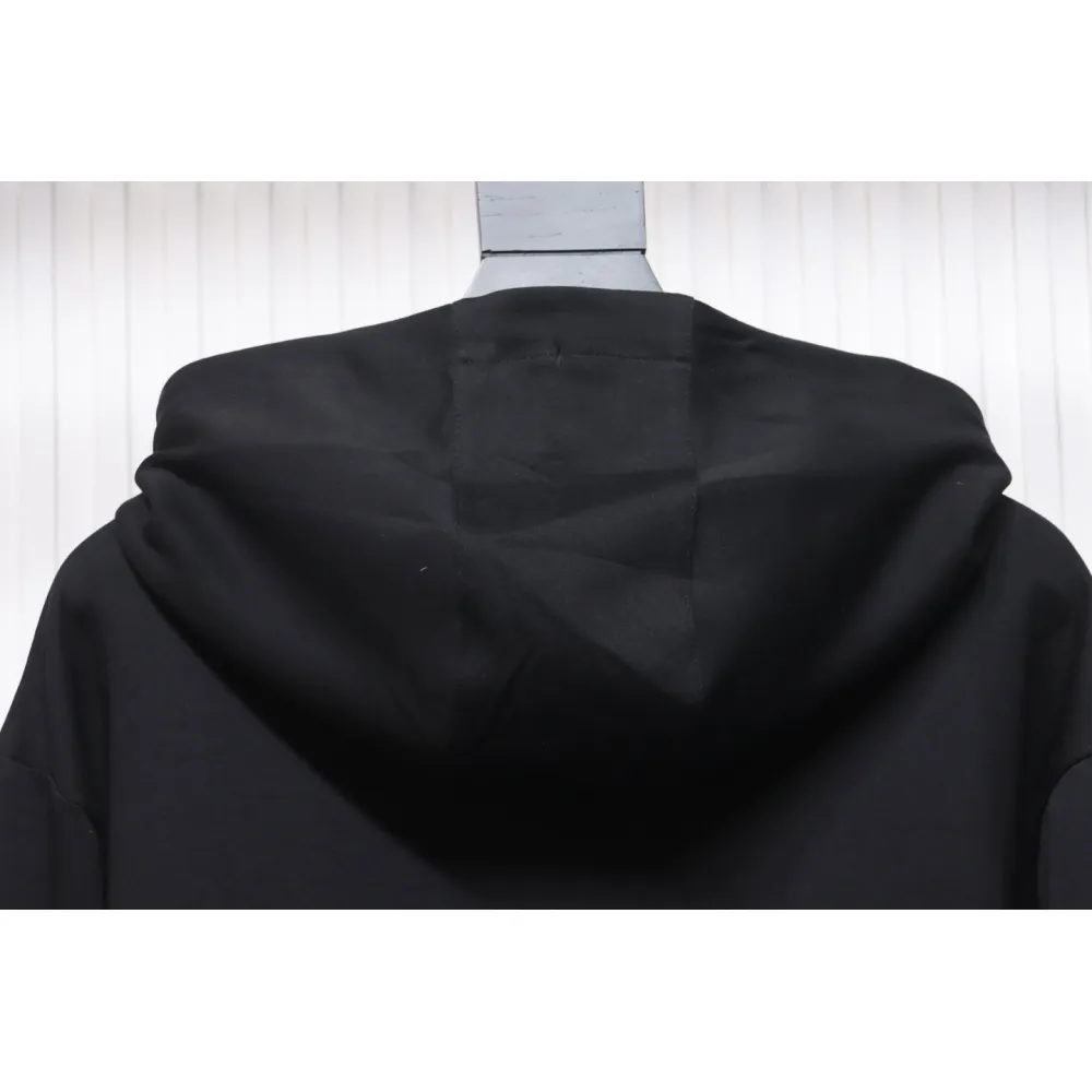 Prada Hoodie With Embroidered Logo On Chest