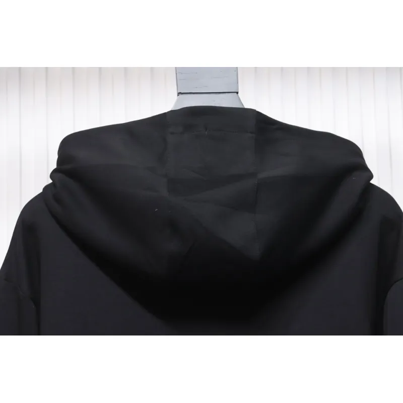 Prada Hoodie With Embroidered Logo On Chest