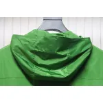 Prada Jacket With Detachable Hood With Red Side Trim Green