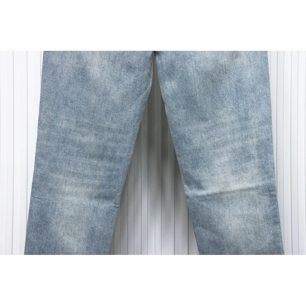 Prada Jeans With Triangle Logo On The Back