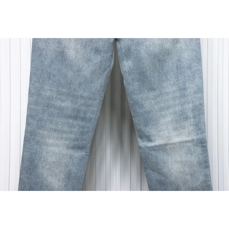 Prada Jeans With Triangle Logo On The Back