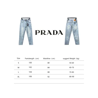 Prada Jeans With Triangle Logo On The Back 02