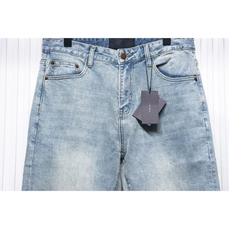 Prada Jeans With Triangle Logo On The Back
