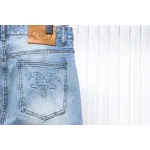 Prada Jeans With Triangle Logo On The Back 