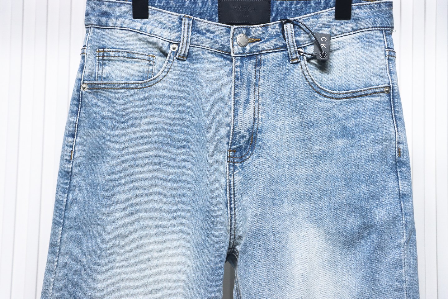 Prada Jeans With Triangle Logo On The Back 