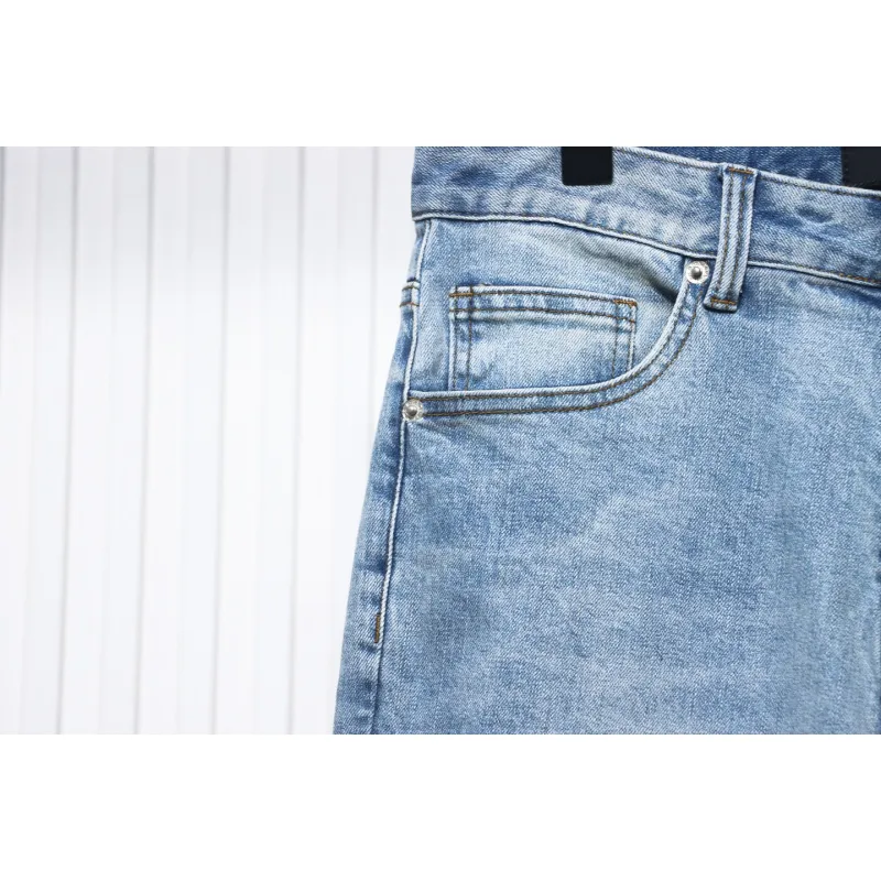Prada Jeans With Triangle Logo On The Back 