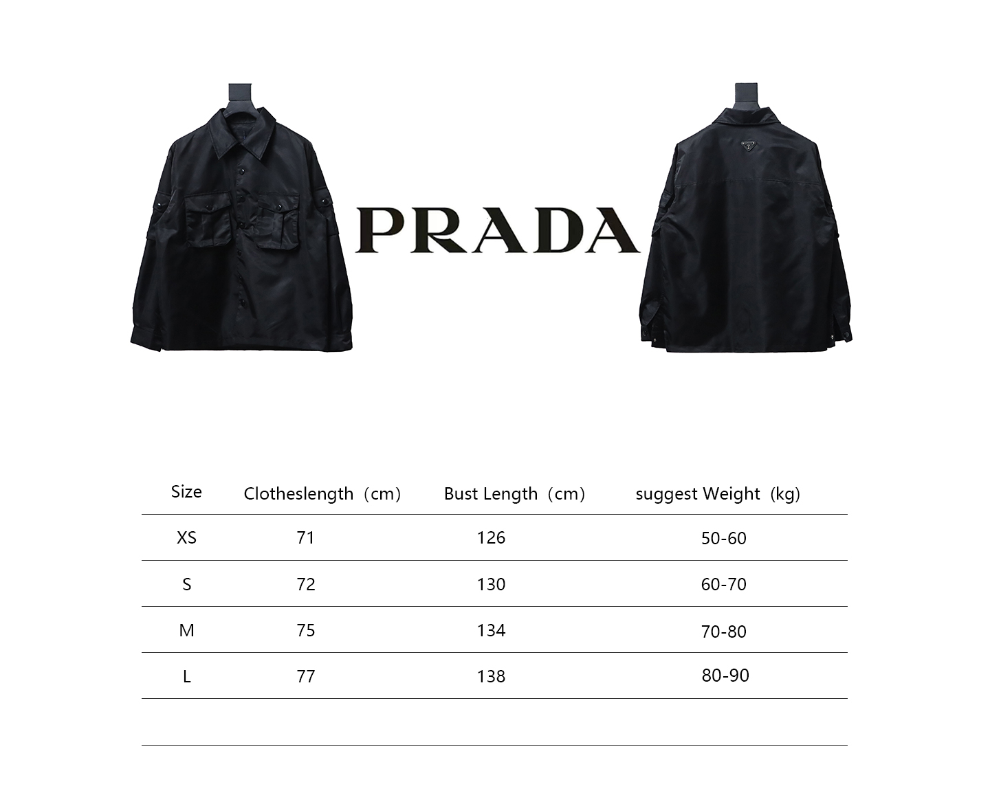 Prada Multi-Pocket Shirt Functional Jacket