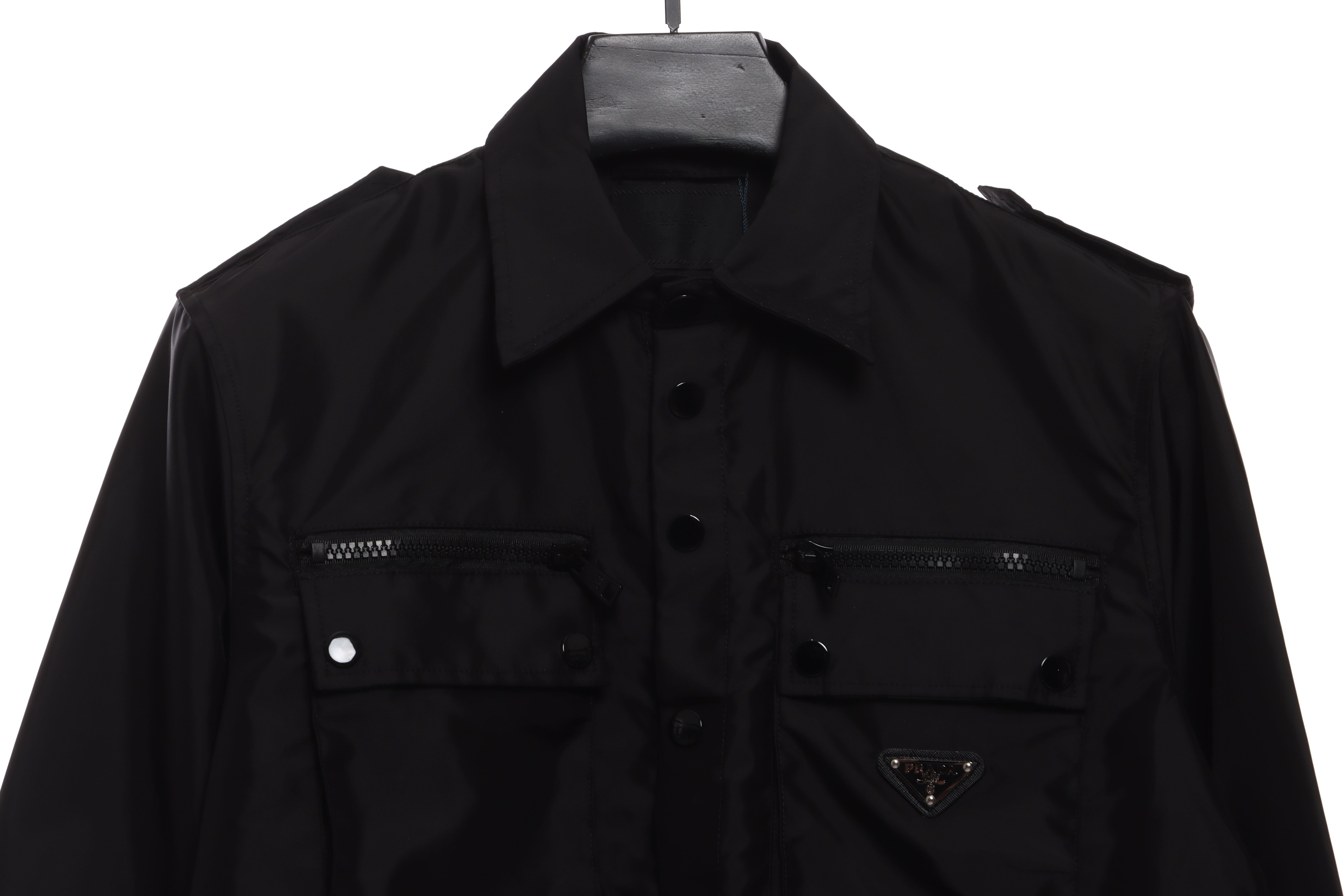 Prada Nylon Multi-Pocket Worker Jacket