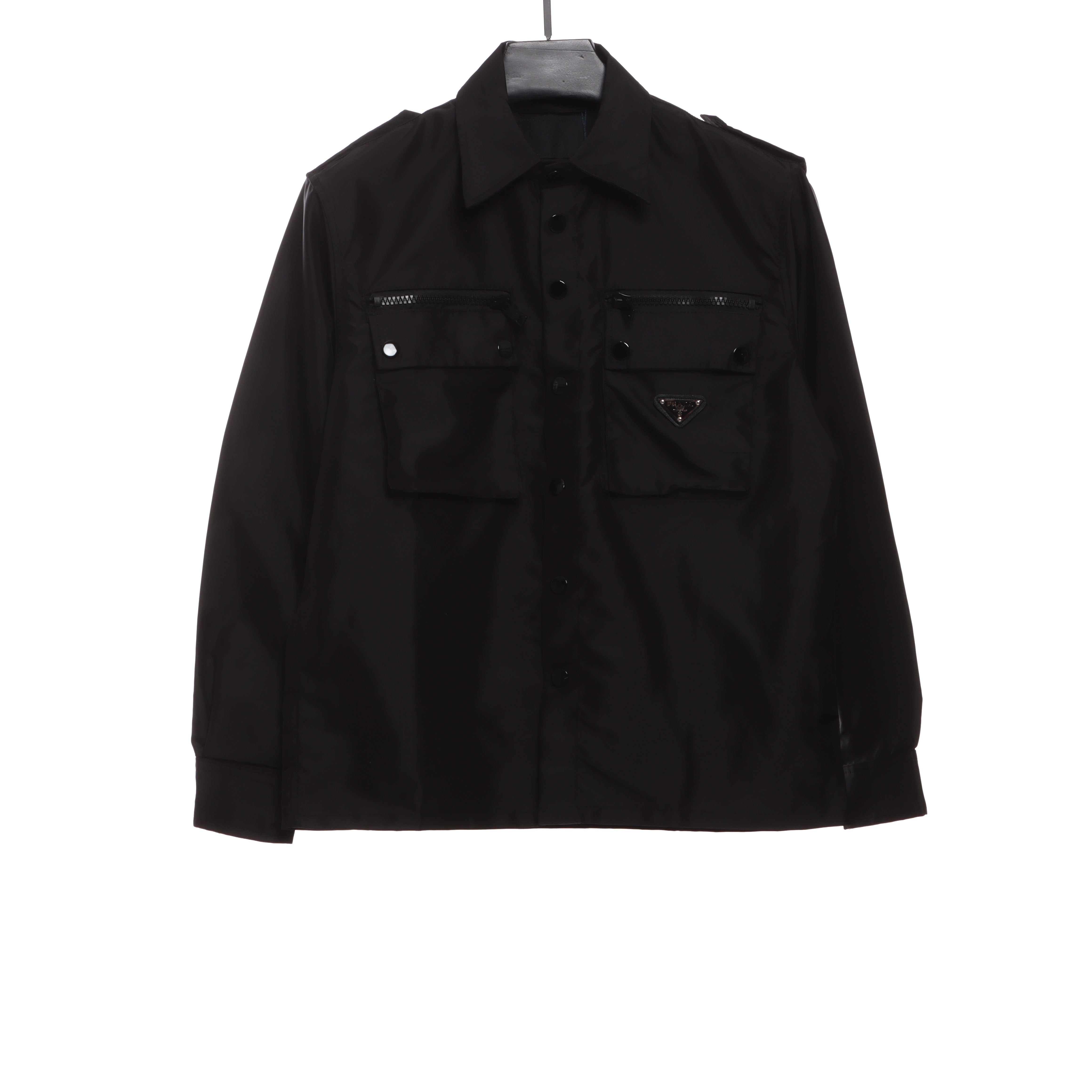 Prada Nylon Multi-Pocket Worker Jacket