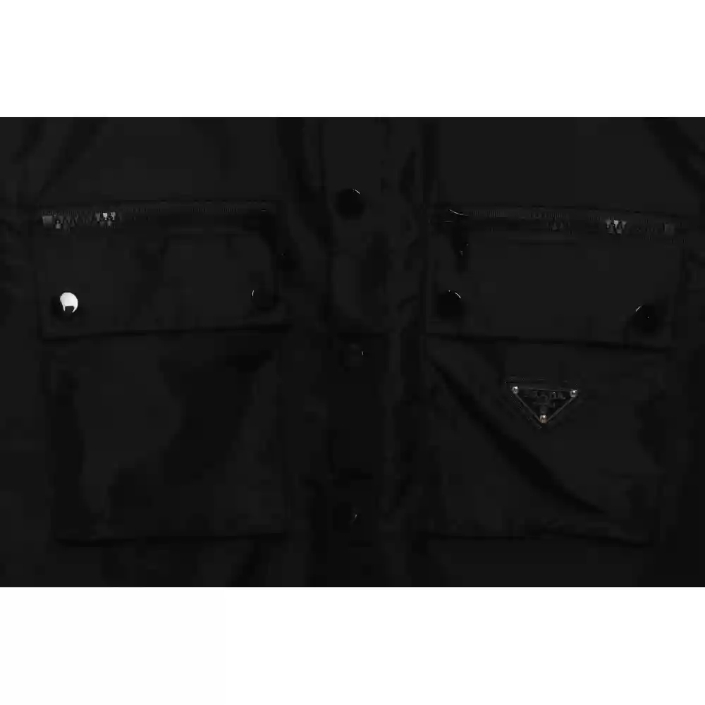 Prada Nylon Multi-Pocket Worker Jacket