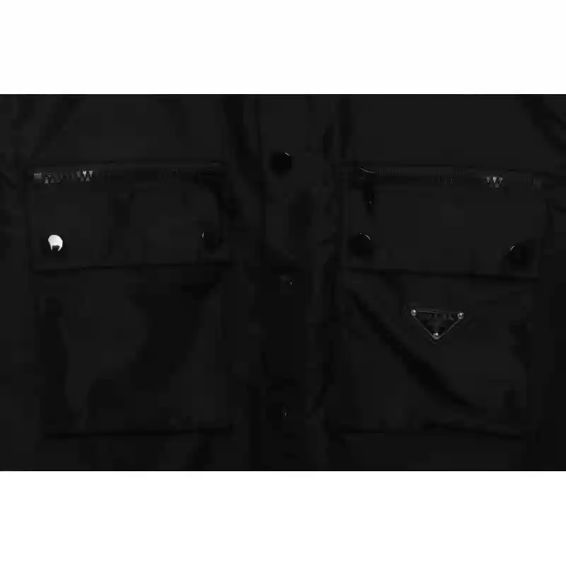 Prada Nylon Multi-Pocket Worker Jacket