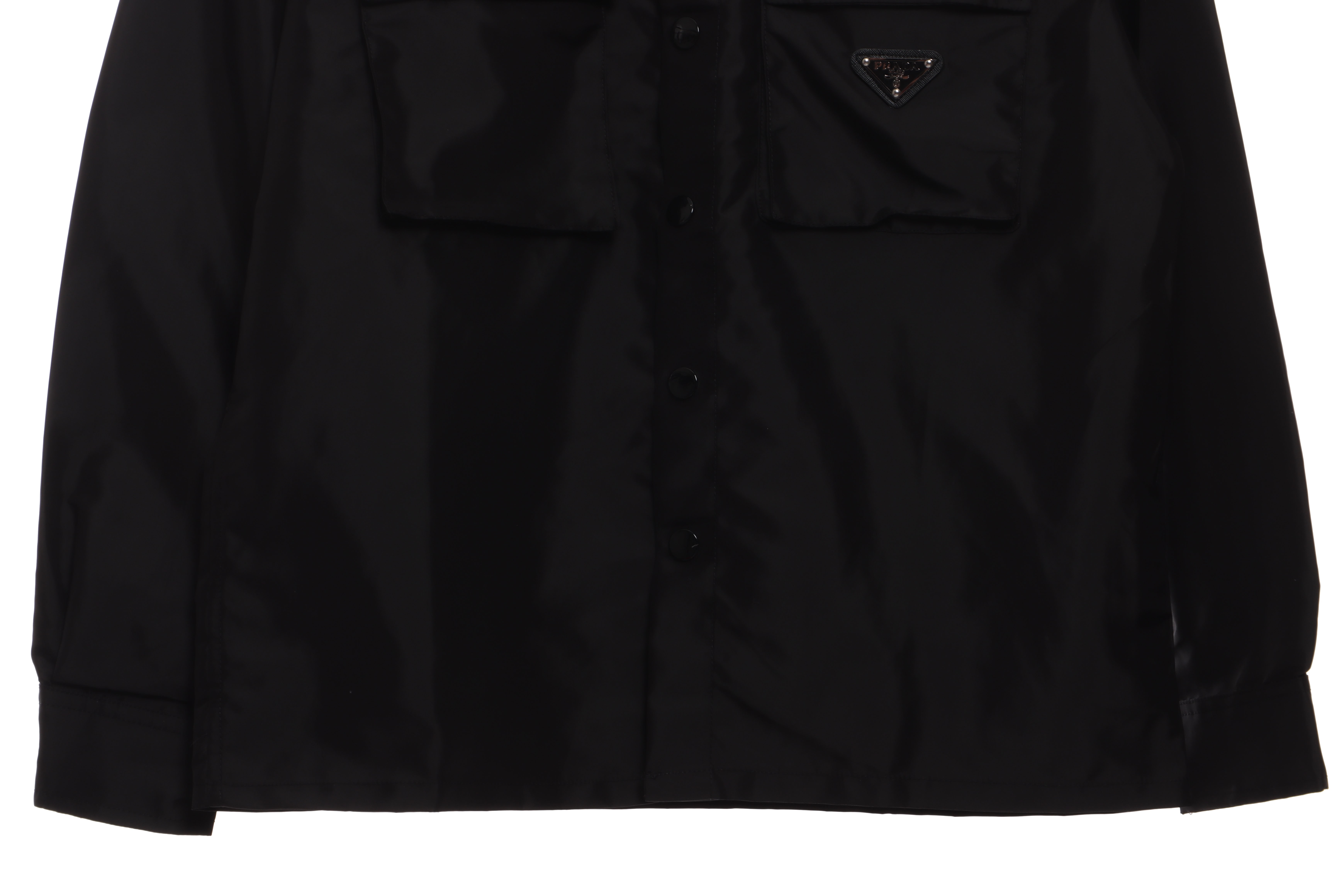 Prada Nylon Multi-Pocket Worker Jacket